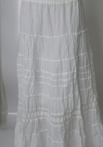 Style & Co  white maxi skirt